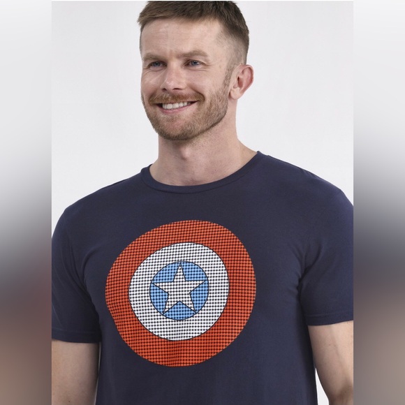 Navy Blue Graphic T-Shirt - Picture 2 of 6